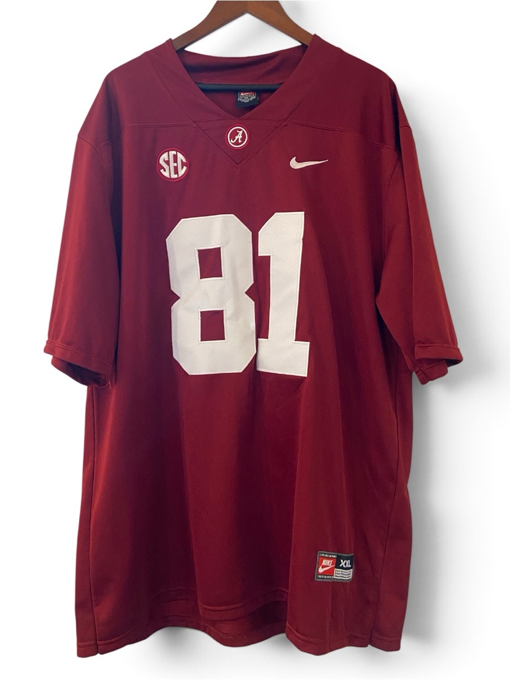 Nike Alabama Crimson Tide #81 Dippre Team Jersey Football Red Size 2XL XXL